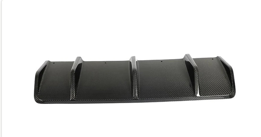 Carbon Fiber Car Rear Bumper Diffuser passend für Porsche Macan GTS Sport Utility