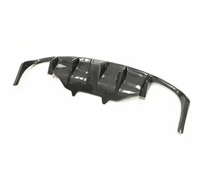 Carbon Fiber Car Rear Bumper Diffuser Lip passend für Porsche Macan