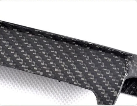 Carbon Fiber Car Front Bumper Decoration Trim passend für Maserati Levante Base And S Sport Utility 4-Door
