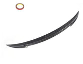 Carbon Fiber Car Rear Boot Lip Wing passend für Maserati Ghibli S Q4 Sedan 4-Door