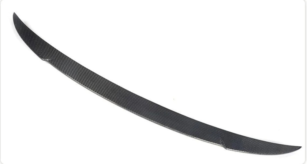 Carbon Fiber Car Rear Boot Lip Wing passend für Maserati Ghibli S Q4 Sedan 4-Door