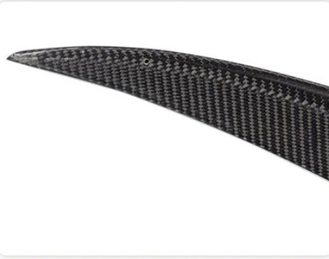 Carbon Fiber Car Rear Boot Lip Wing passend für Maserati Ghibli S Q4 Sedan 4-Door