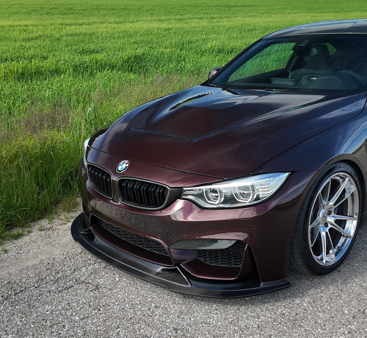 Carbon Frontlippe V10 passend für BMW M4 F82 M3 F80