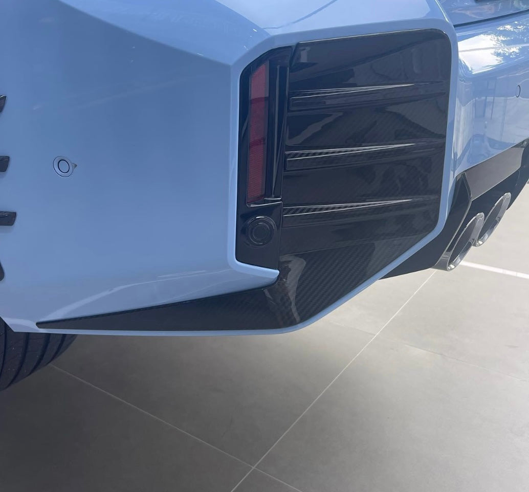 Carbon Heckstoßstangen Aufsätze passend für BMW M2 G87