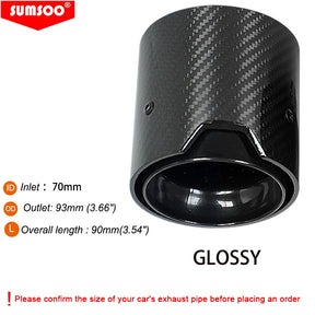 1PCS Carbon Endrohr passend für BMW M2 M3 M4 M135i M235i M140i M240i M335i M340i M435i