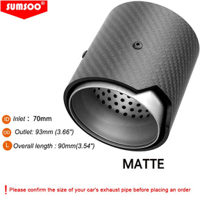 1PCS Carbon Endrohr passend für BMW M2 M3 M4 M135i M235i M140i M240i M335i M340i M435i