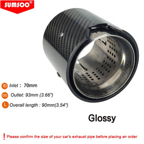 1PCS Carbon Endrohr passend für BMW M2 M3 M4 M135i M235i M140i M240i M335i M340i M435i