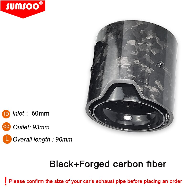 1PCS Carbon Endrohr passend für BMW M2 M3 M4 M135i M235i M140i M240i M335i M340i M435i