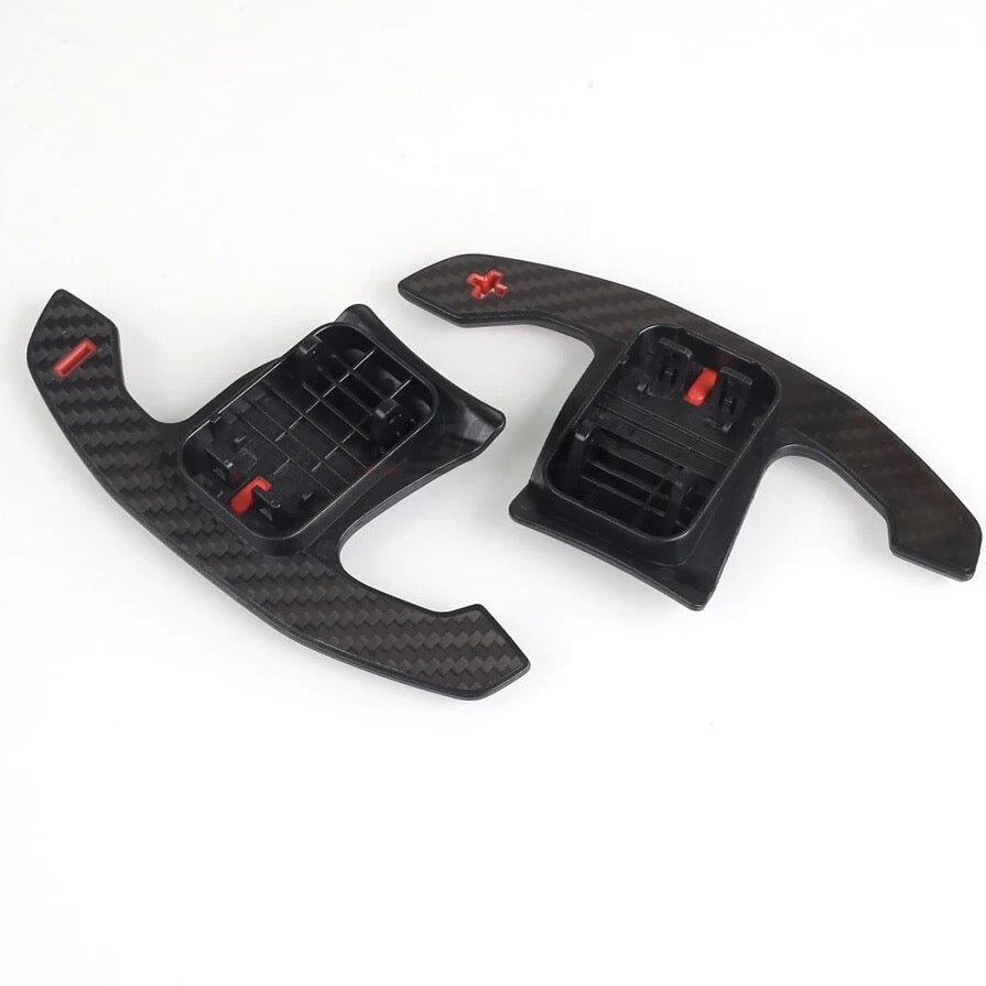 Carbon Lenkradblende & Carbon Schaltwippen SET