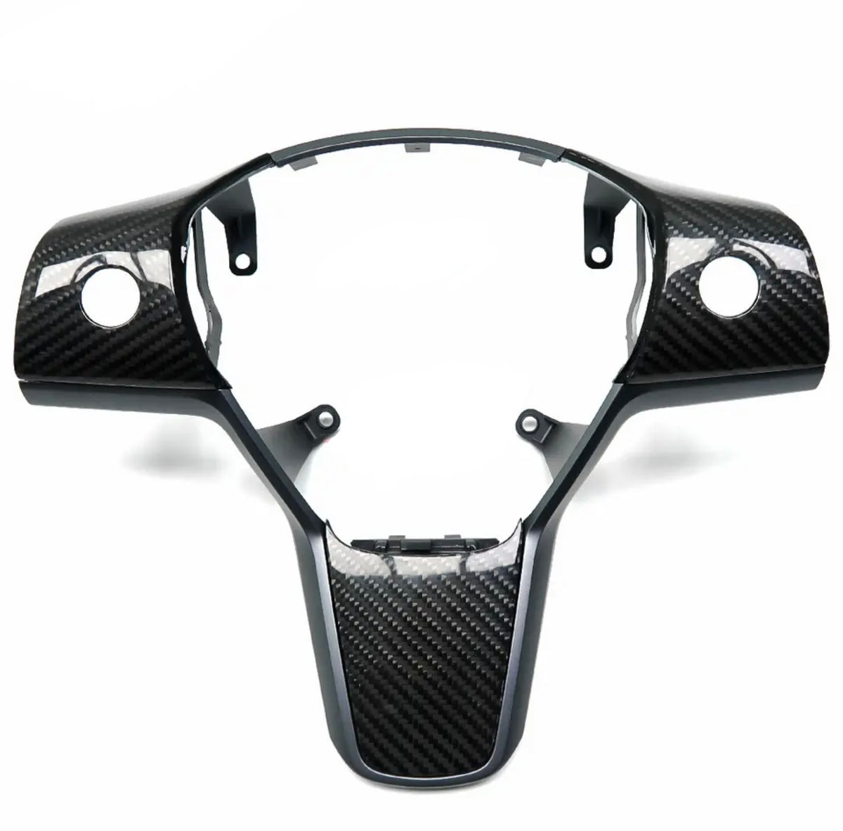 Carbon Fiber Steering Wheel Cover passend für Tesla Model Y 3