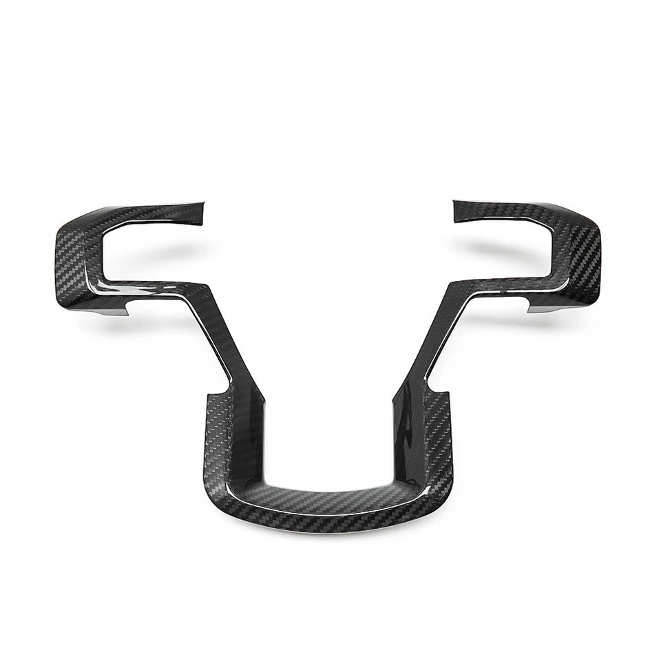 Carbon Fiber Steering Wheel Cover passend für Ford F150 F250 F350