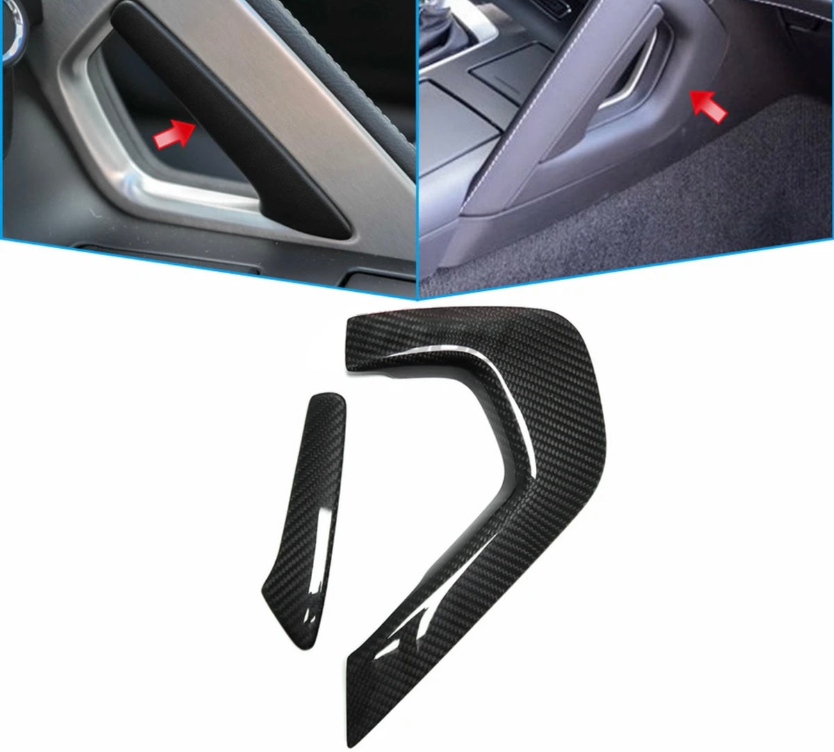 Carbon Fiber Gear Panel passend für Chevrolet Corvette C7