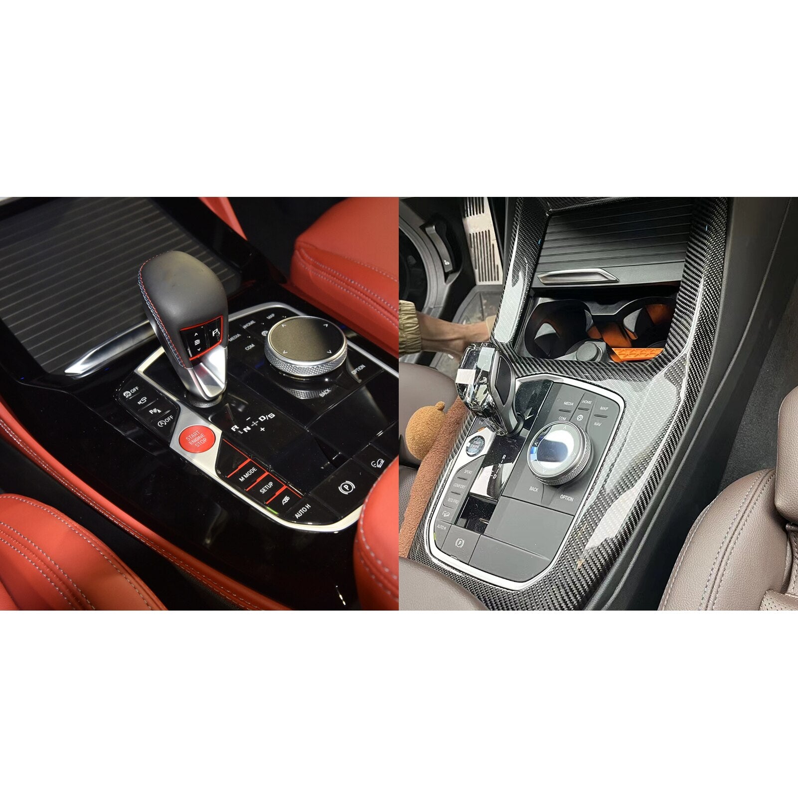 Carbon Fiber Gear Shift passend für BMW X3 G01 X4 G02