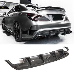 Carbon Fiber Diffuser passend für Mercedes Benz CLA45 W117