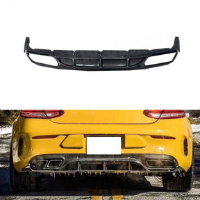 Carbon Fiber Diffuser passend für Benz C63 AMG